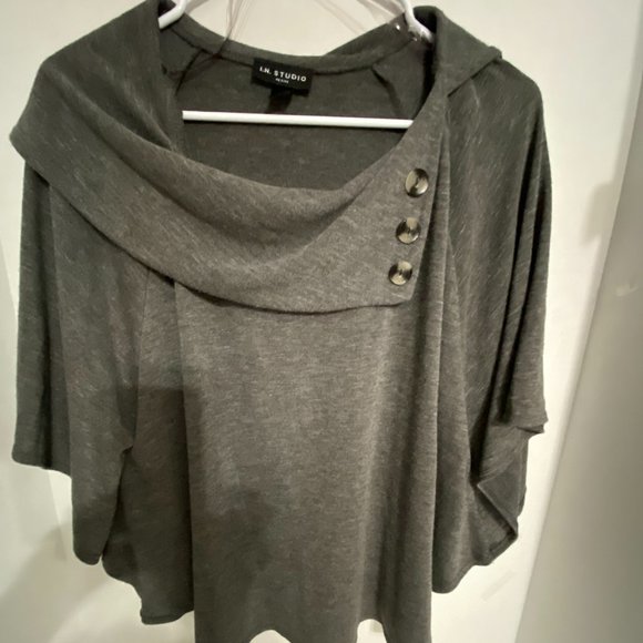 I.N. Studio Sweaters - I.N. Studio MP Mini Poncho